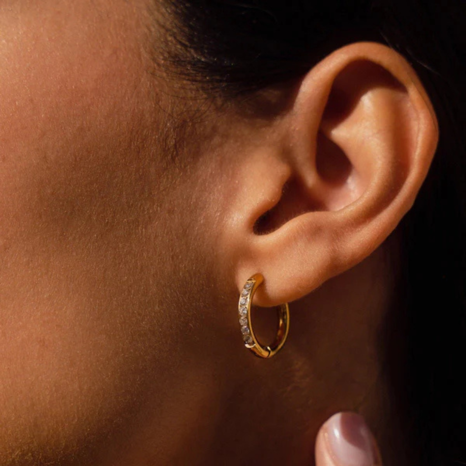 Créoles Arielle Plaquées en Or 18 Carats