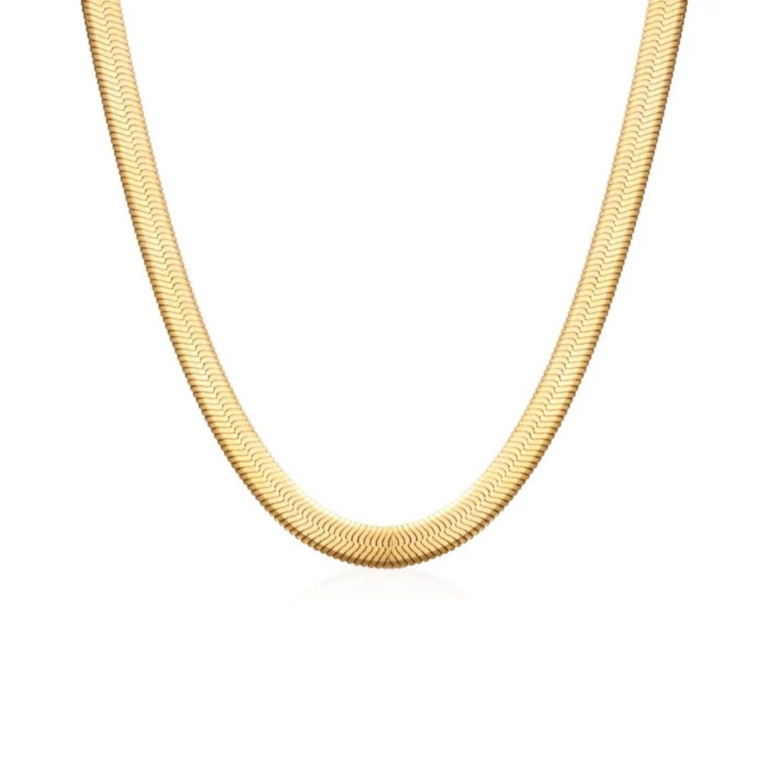 Collier Serpent Luxe Plaqué en Or 18 Carats